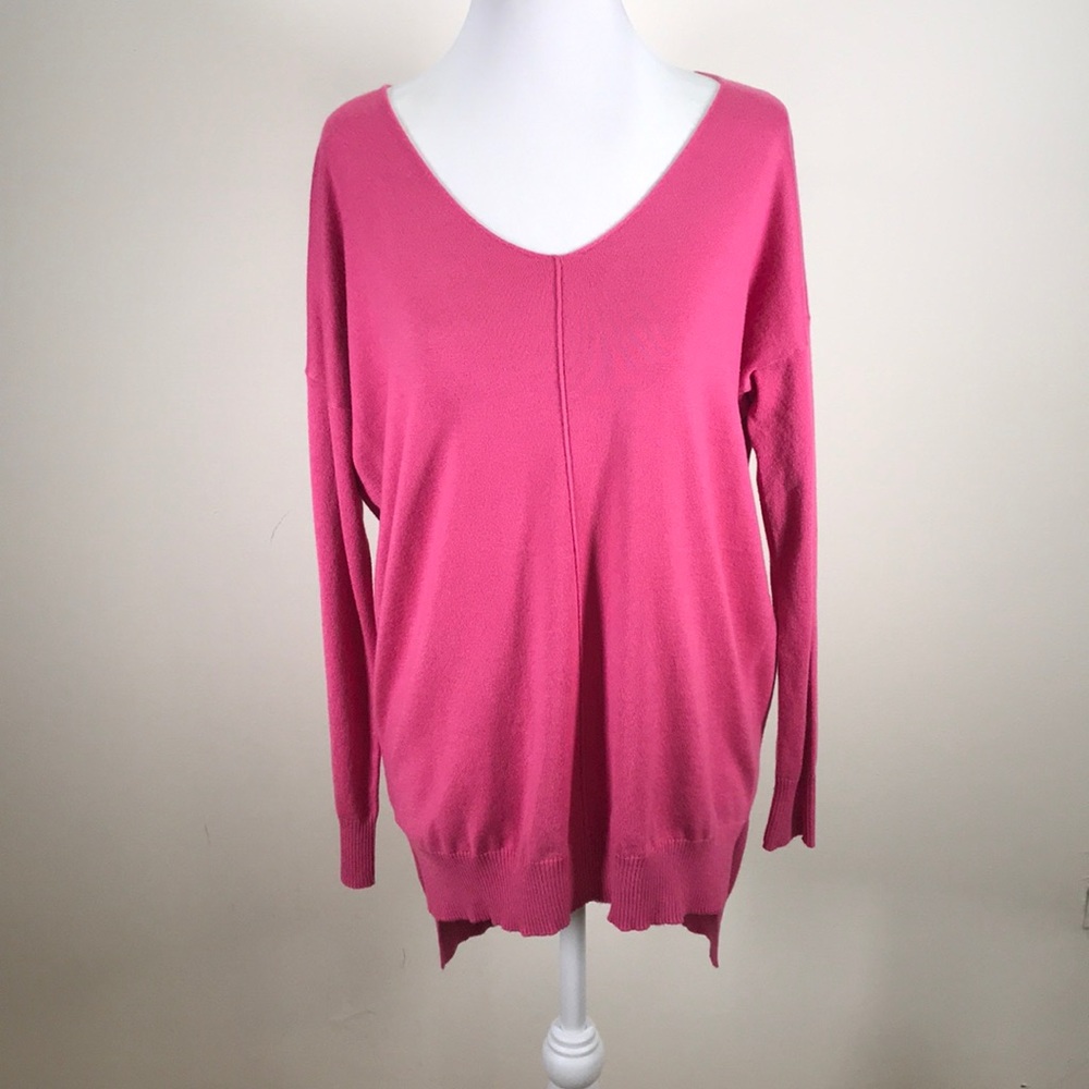 Joan Vass Hi-Lo Viscose Sweater